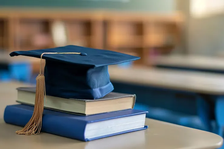 کارشناسی پیوسته و ناپیوسته: تفاوت ها چیست؟ 4 pile books with mortarboard education concept stack books with mortarboard 1130911 2207 3 11zon