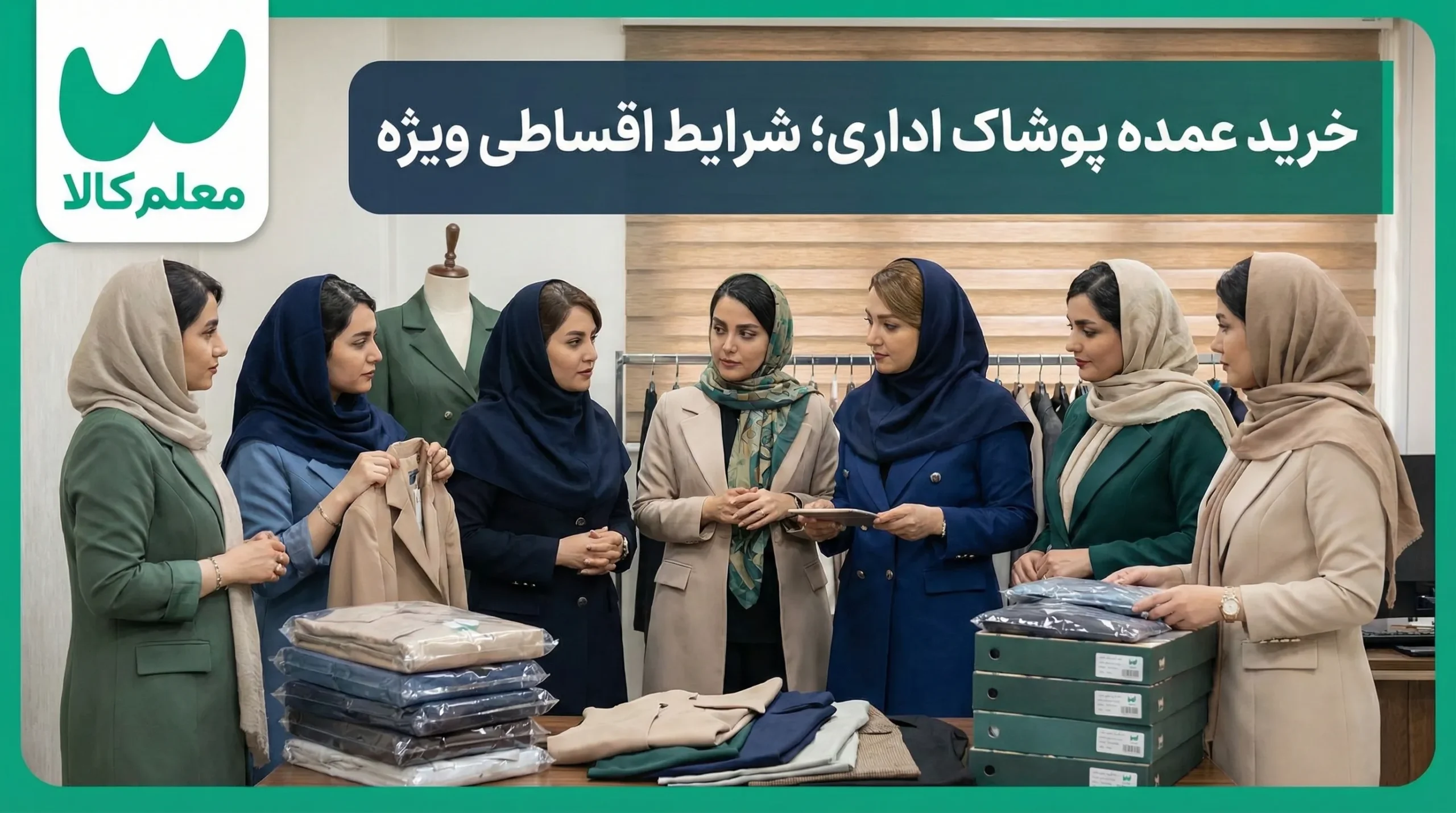 خرید پوشاک کارمندی و اداری از معلم کالا