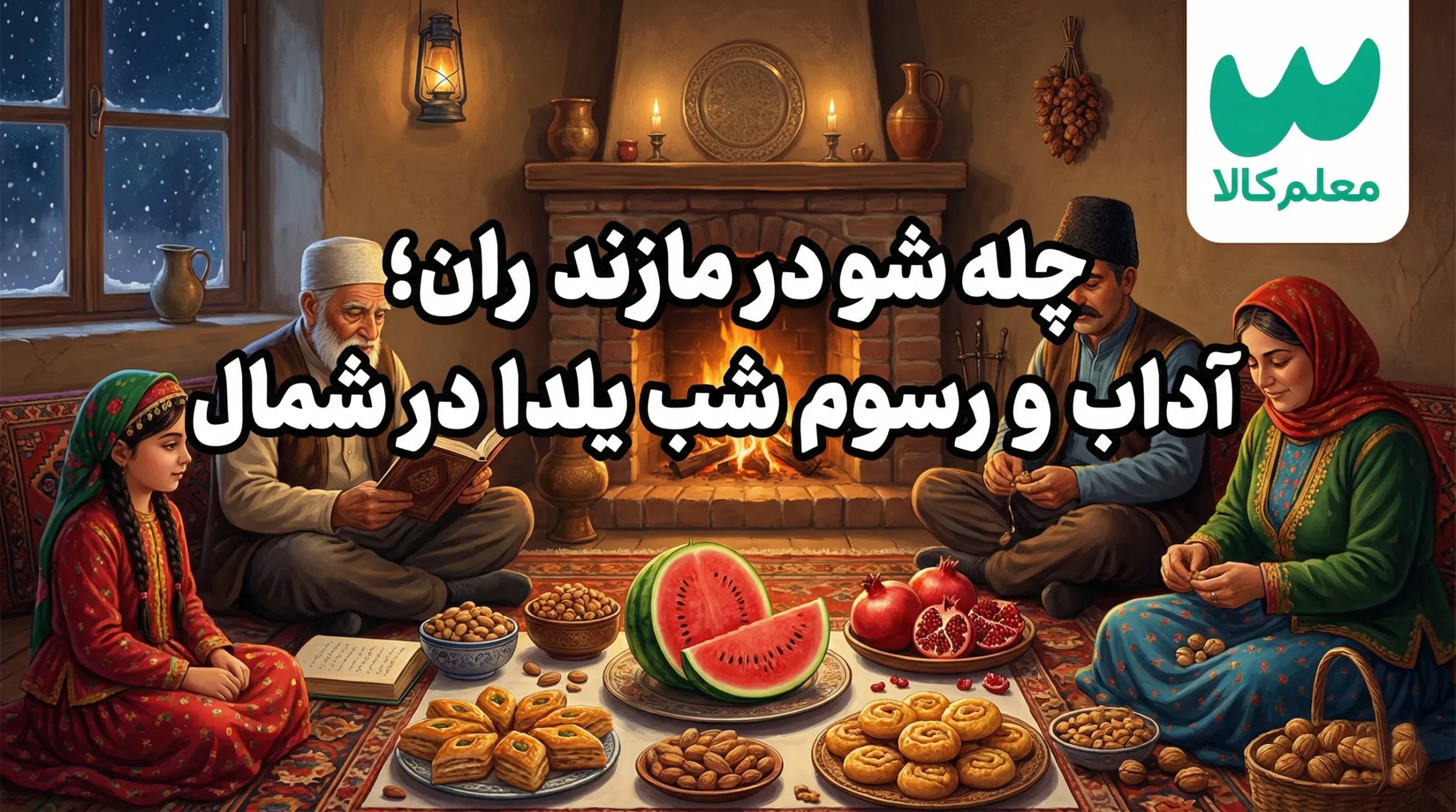 چله شو در مازندارن - آداب و رسوم شب یلدا در شمال